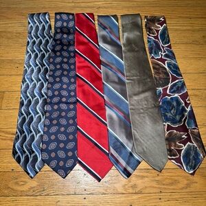 Vintage Men's Tie Collection - Multicolor Set